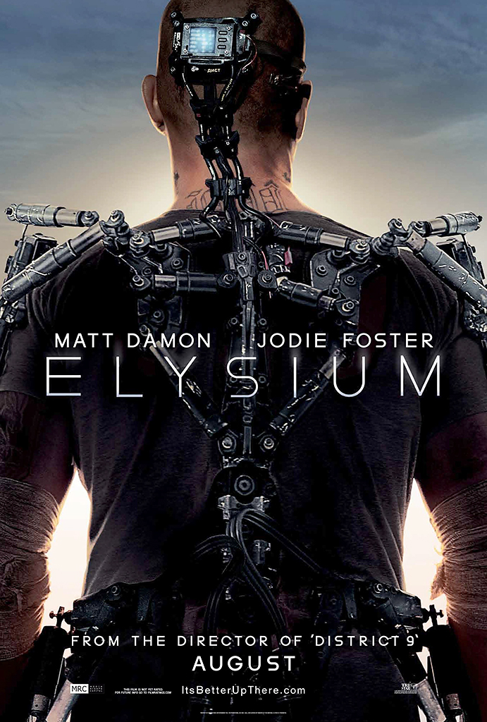 Movie Trailer: New look at Elysium shows Matt Damon in action
