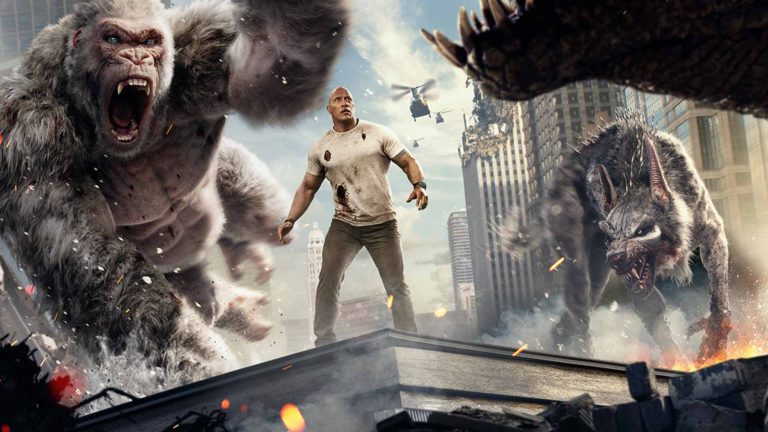 Movie Review: No high score for ‘Rampage’ if George isn’t furious