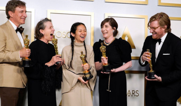 Chasing the Gold: ‘Nomadland’ Triumphs with Best Picture Oscar Win as Frances McDormand and Anthony Hopkins Take Acting Honors